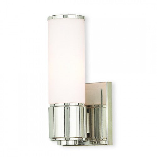 Livex Lighting Weston 1 Light PN Wall Sconce/ Bath Light