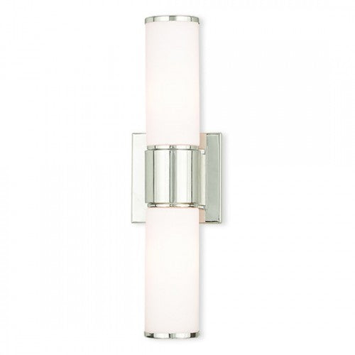 Livex Lighting Weston 2 Light PN Wall Sconce/ Bath Light