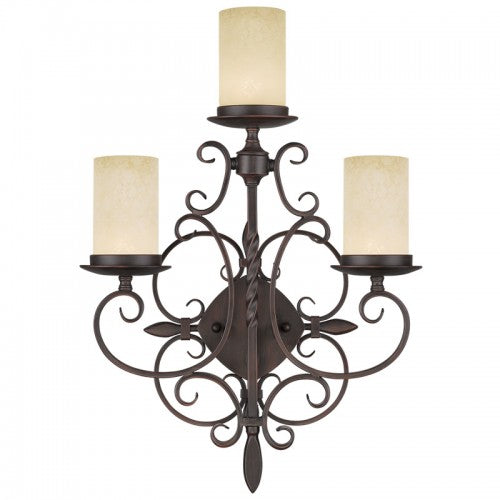 Livex Lighting Millburn Manor 3 Light Imperial Bronze Wall Sconce