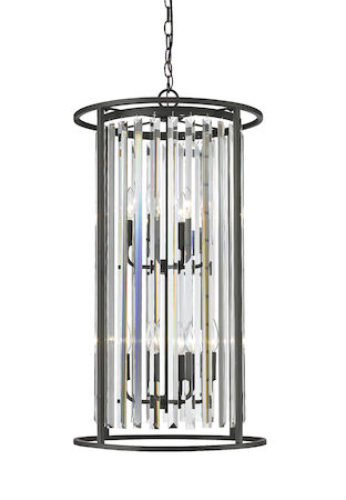Z-Lite Monarch 8 Light Chandelier 439-8BRZ
