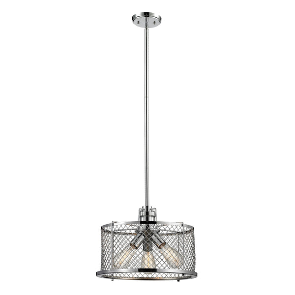 Brisbane 3 Light Pendant In Polished Chrome