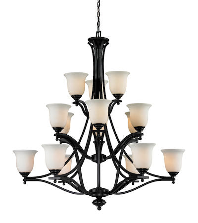 Z-Lite Lagoon 15 Light Chandelier 702-15-BRZ