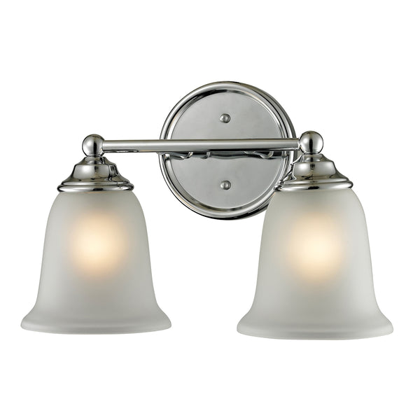 Sudbury 2 Light Vanity In Chrome