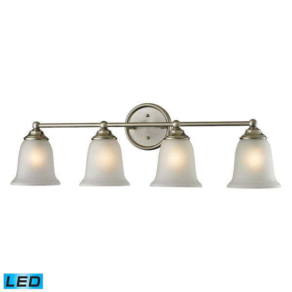 Sudbury 4 Light LED Vanity In Brushed Nickel