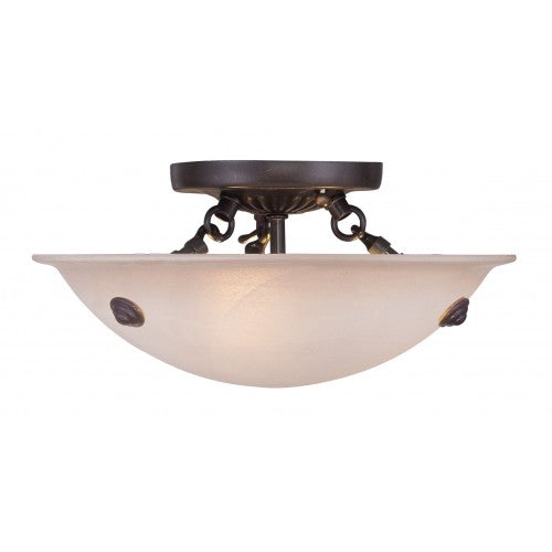 Livex Lighting Oasis 3 Light Bronze Ceiling Mount