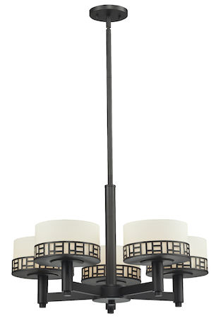 Z-Lite Elea 5 Light Chandelier 329-5-BRZ