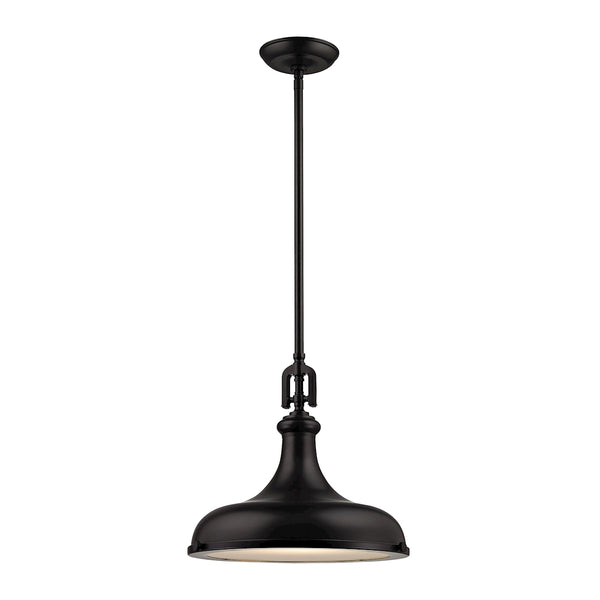 Rutherford 1 Light Pendant In Oil Rubbed Bronze