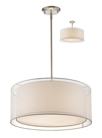 Z-Lite Sedona 3 Light Convertible Pendant 192-24W-C