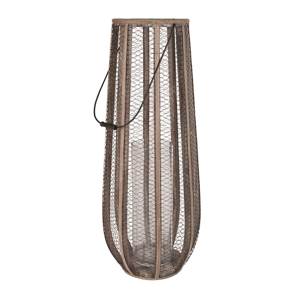 Slim Wire Atlas Hurricane Vase
