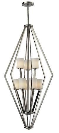 Z-Lite Elite 9 light foyer light 609-9-BN