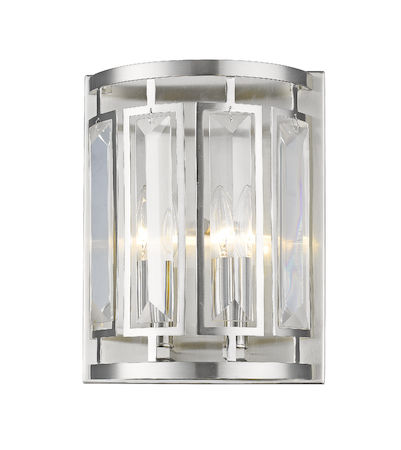 Z-Lite Mersesse 2 Light Wall Sconce 6007-2S-BN