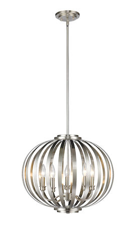 Z-Lite Moundou 5 Light Pendant 438-20BN