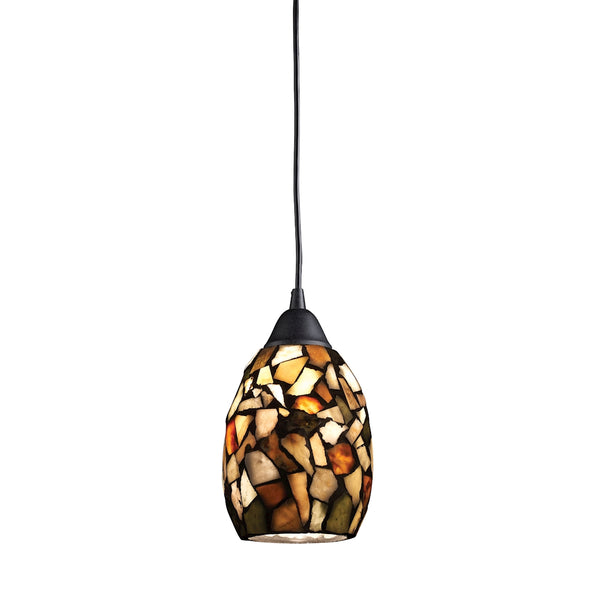 Trego 1 Light Mini Pendant In Tiffany Bronze