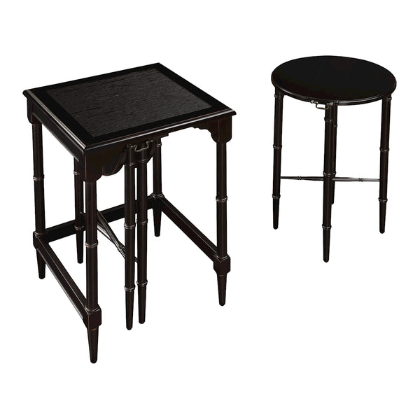 Melbourne Nesting Tables In Ebony Finish