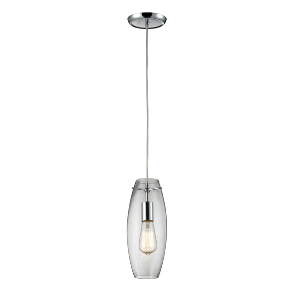 Menlow Park 1 Light Pendant In Polished Chrome