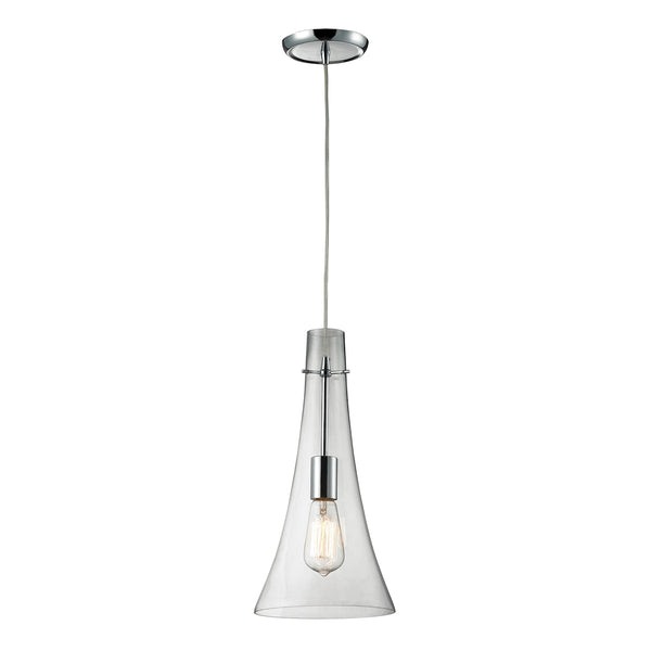 Menlow Park 1 Light Pendant In Polished Chrome