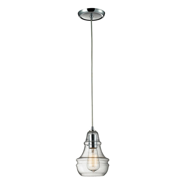 Menlow Park 1 Light Pendant In Polished Chrome
