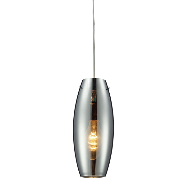 Menlow Park 1 Light Pendant In Polished Chrome