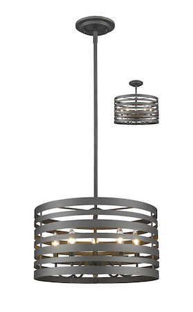 Z-Lite Memphis 5 Light Pendant 441-20BRZ