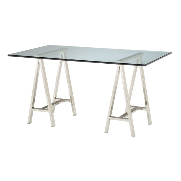Rectangular Glass Top Table