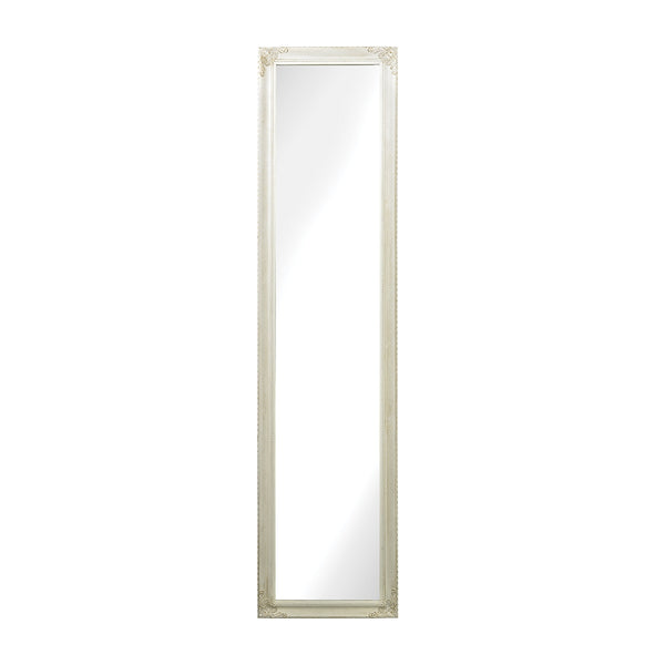 Masalia Floor Mirror In Antique White