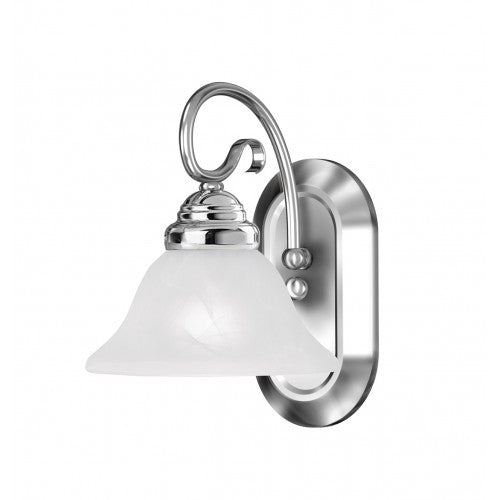 Livex Lighting Coronado 1 Light Polished Chrome Bath Light