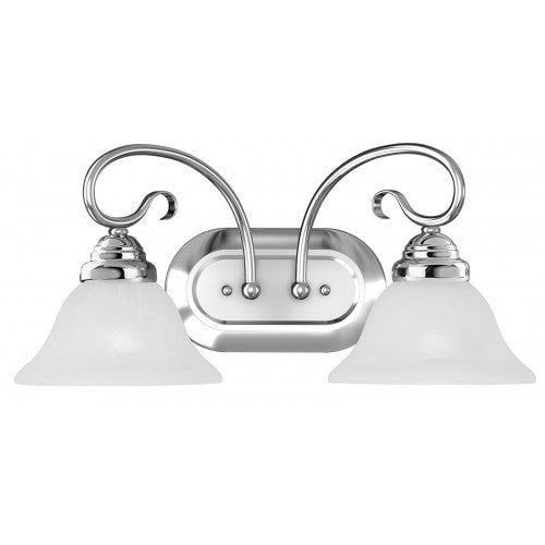 Livex Lighting Coronado 2 Light Polished Chrome Bath Light
