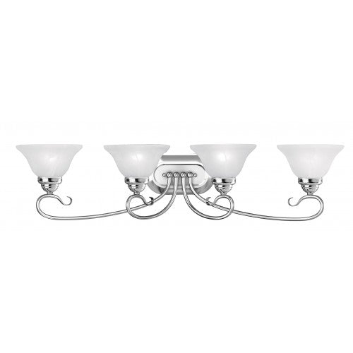 Livex Lighting Coronado 4 Light Polished Chrome Bath Light