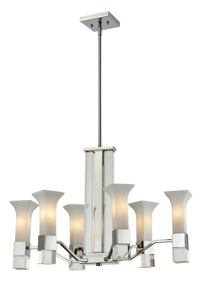 Z-Lite Lotus 6 Light Chandelier 611-6-CH