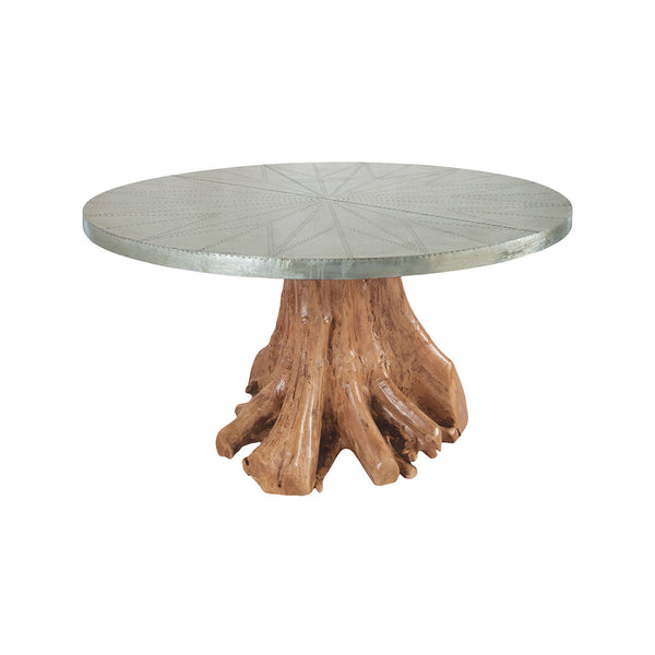 Teak Root Dining Table In Euro Teak Oil