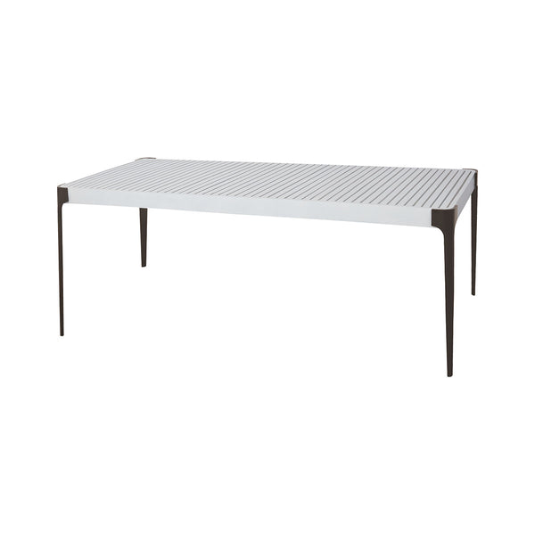 Teak Veranda Dining Table In Cappucino Foam