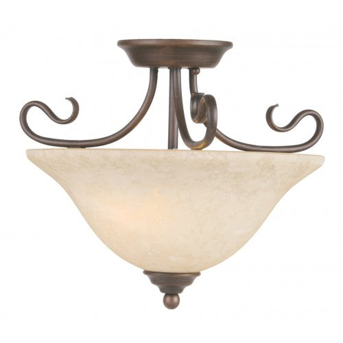 Livex Lighting Coronado 2 Light Imperial Bronze Ceiling Mount