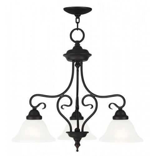 Livex Lighting Coronado 3 Light Bronze Dinette/ Ceiling Mount
