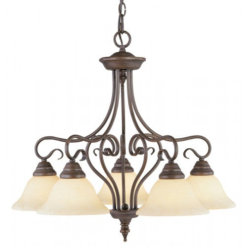 Livex Lighting Coronado 5 Light Imperial Bronze Chandelier