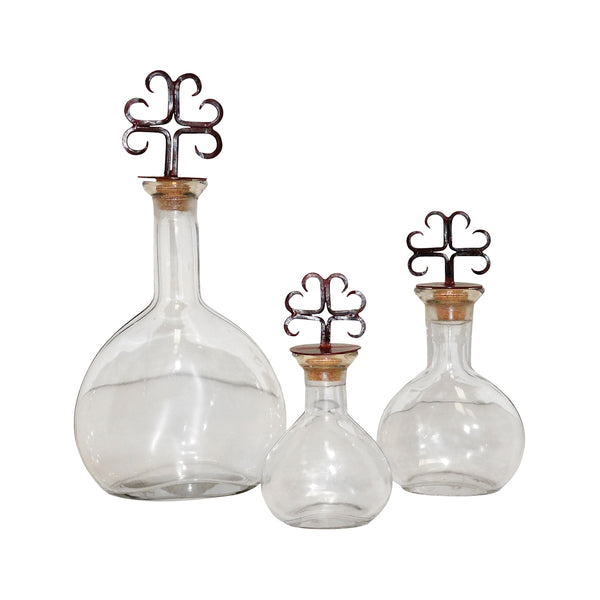 Tejas Set of 3 Decanters