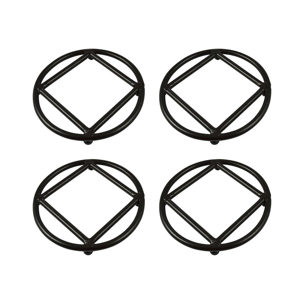 Lex Set of 4 Round Trivets