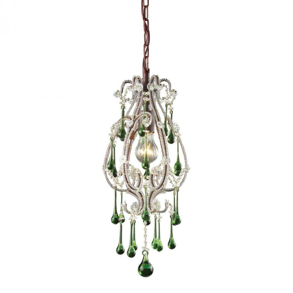 Opulence 1 Light Pendant Frame In Rust