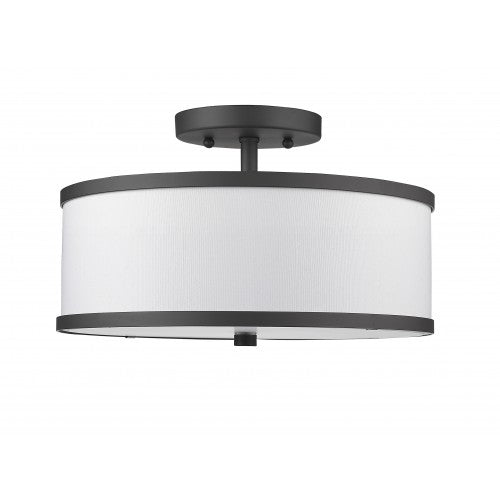 Livex Lighting Park Ridge 2 Light Bronze Ceiling Mount