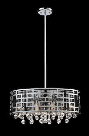 Z-Lite Mirach 6 Light Crystal Chandelier 840CH