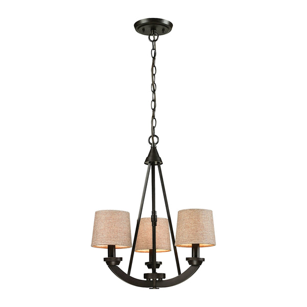 Morrison 3 Light Chandelier In Oil Rubbed Bronze