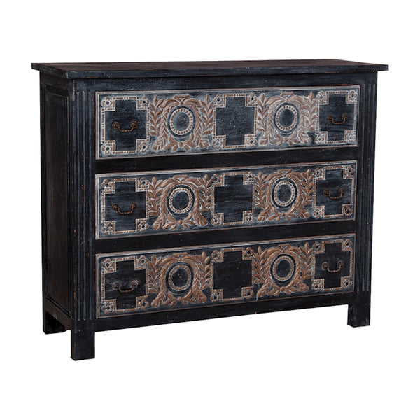Champagne Gold 3 Drawer Chest