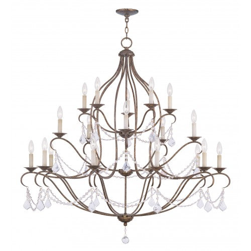 Livex Lighting Chesterfield 20 Light VBR Chandelier
