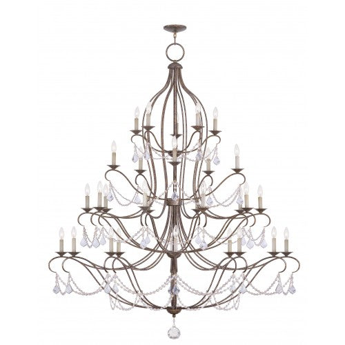 Livex Lighting Chesterfield 30 Light VBR Chandelier