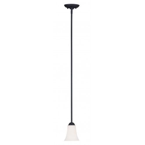 Livex Lighting Ridgedale 1 Light Black Mini Pendant