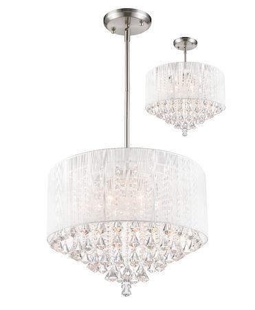 Z-Lite Aura 6 Light Pendant 891-24W-C