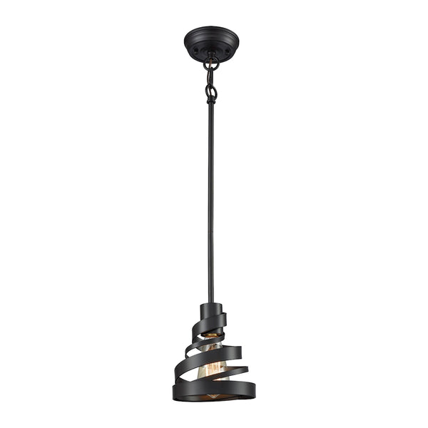 Zabrina 1 Light Pendant In Oil Rubbed Bronze - Includes Recessed Lighting Kit