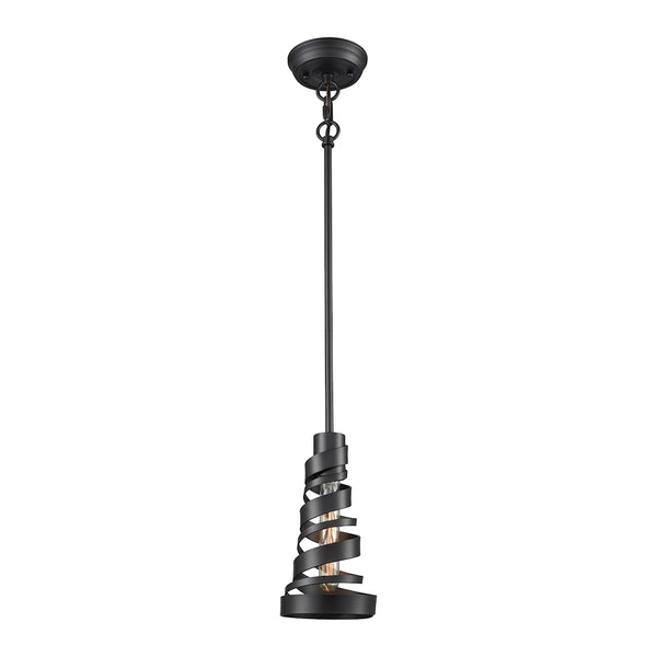 Zabrina 1 Light Pendant In Oil Rubbed Bronze - Includes Recessed Lighting Kit