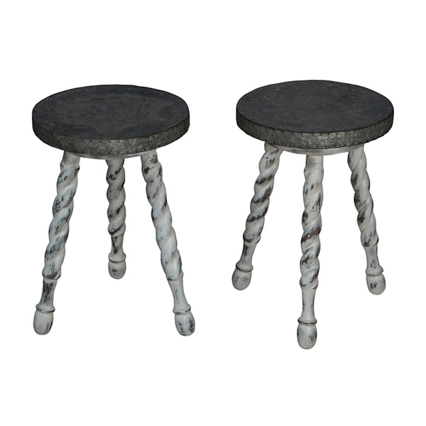 Waterfront Barley Twist Stools