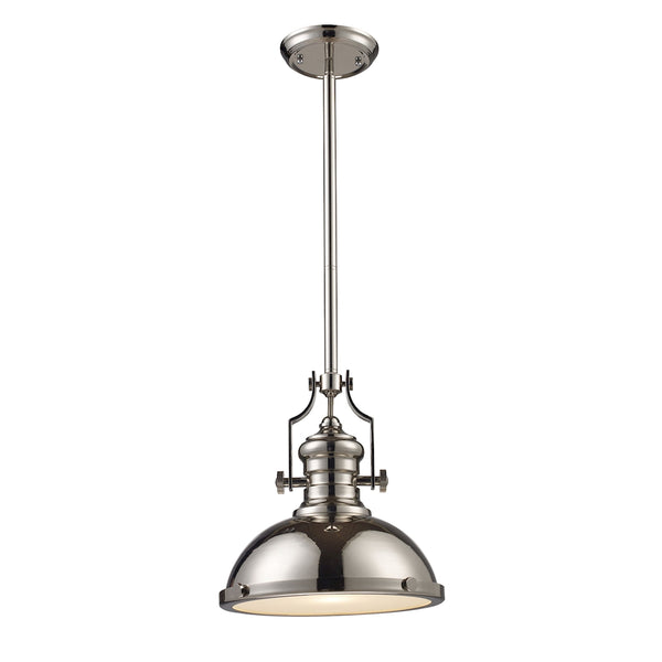 Chadwick 1 Light Pendant In Polished Nickel