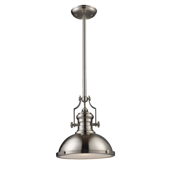 Chadwick 1 Light Pendant In Satin Nickel